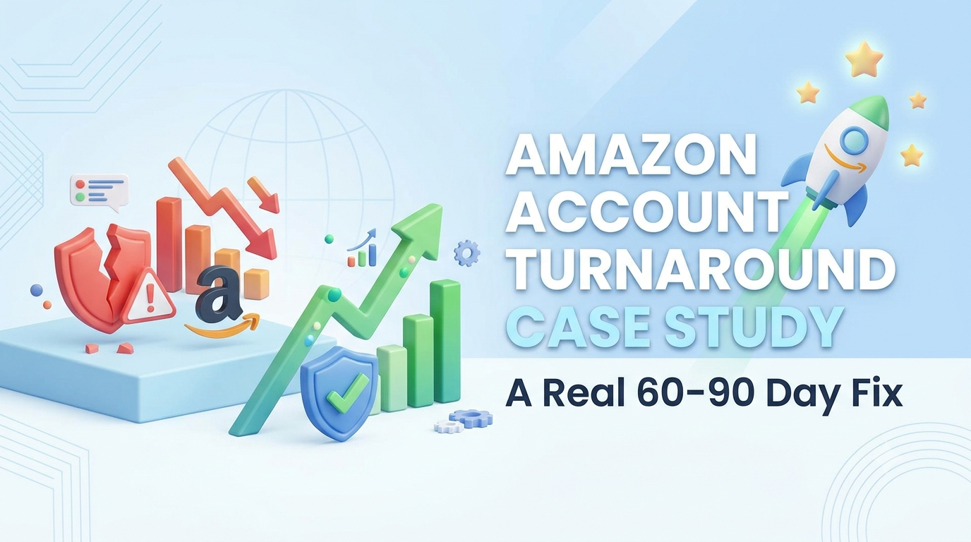 Amazon Account Turnaround Case Study: A Real 60–90 Day Fix